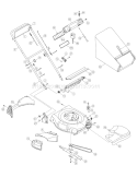 Page B Diagram and Parts List for 12AE469D755 2006 Yard Man Lawn Mower